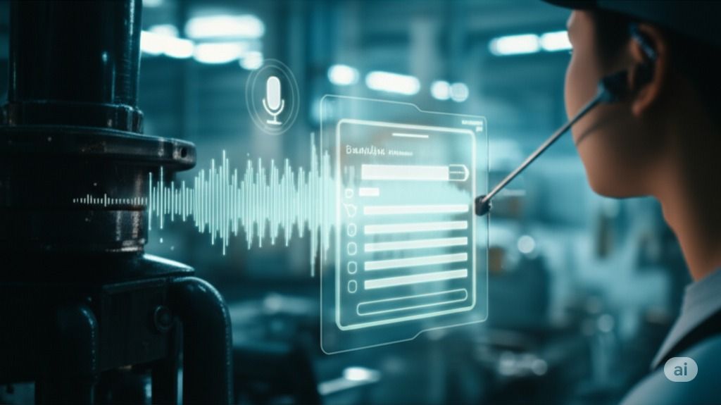 生成AIを使った製造現場改善例：AI音声入力による作業者の記録時間短縮