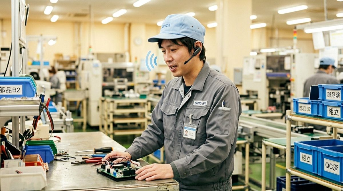 紙でもアプリでもない、作業の手を止めない「ながら記録」の仕組み